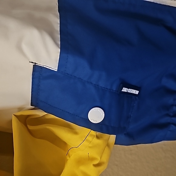 Members Only jacket size 5 yellow/blue/white - Picture 6 of 7